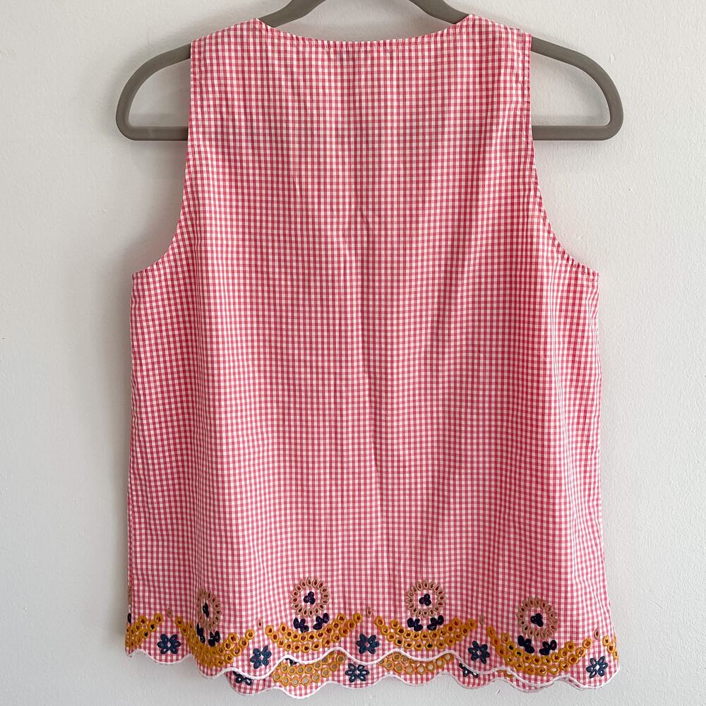 NWOT Women's Small Madewell Sleeveless Embroidered Top - Picture 5 of 5